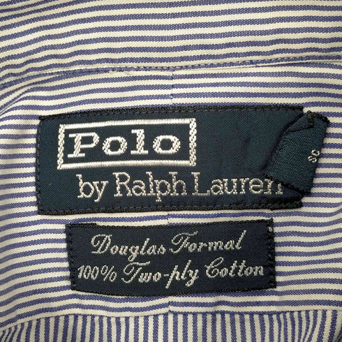 ポロバイラルフローレン Polo by RALPH LAUREN L/S DOUGLAS FORMAI ストライプシャツ メンズ 37-80