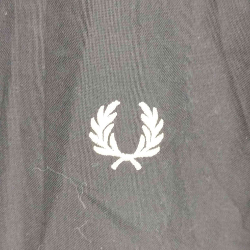 フレッドペリー FRED PERRY FLAT KNIT COLLAR SHIRT ニットカラー半袖シャツ メンズ import:M