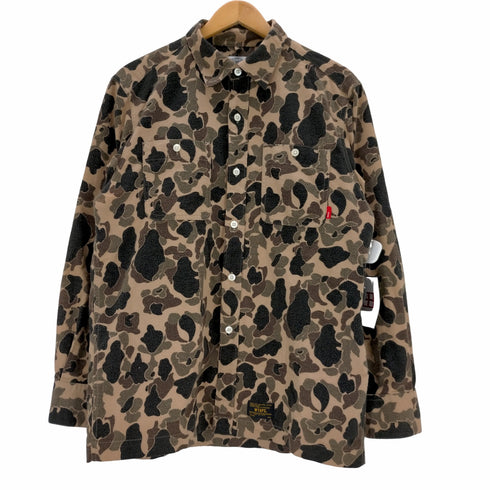 ダブルタップス WTAPS GROVE LS フランネルシャツ カモ メンズ JPN:M