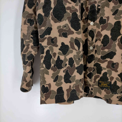 ダブルタップス WTAPS GROVE LS フランネルシャツ カモ メンズ JPN:M
