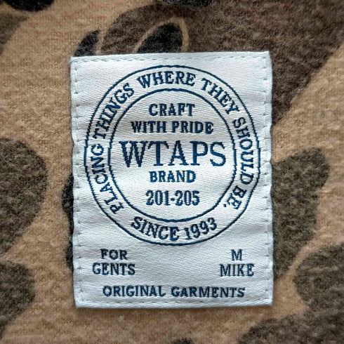ダブルタップス WTAPS GROVE LS フランネルシャツ カモ メンズ JPN:M