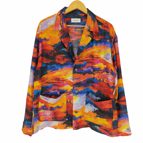 ターク TAAKK 19SS EVENING CAMOUFLAGE SHIRTS-JACKET イブニングカモフラージュジャケット メンズ JPN:2