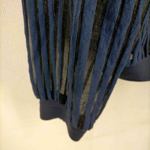 ザラ ZARA ストライプ柄 ジップアップ ジャケット レディース JPN:M