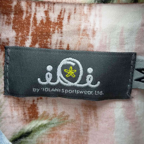 イオラニ IOLANI ボックスシルエット総柄アロハシャツ メンズ JPN:M