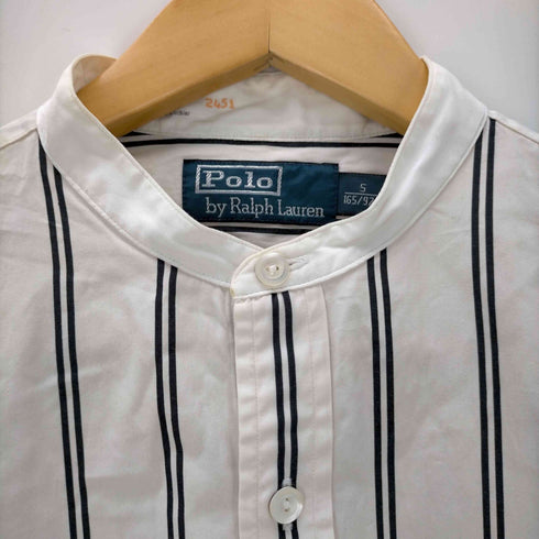 ポロバイラルフローレン Polo by RALPH LAUREN L/S ストライプ バンドカラーシャツ メンズ JPN:S