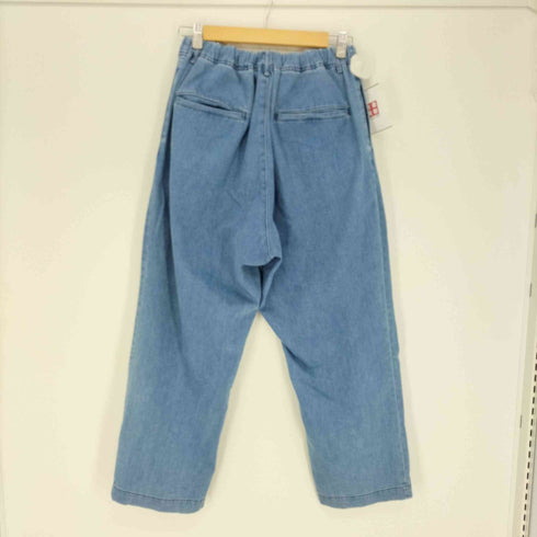 ムジラボ MUJI labo ライトオンス デニム イージーワイドクロップドパンツ メンズ JPN:L