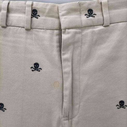 ラグビーラルフローレン Rugby Ralph Lauren ドクロ総柄 チノパンツ メンズ US:28-29