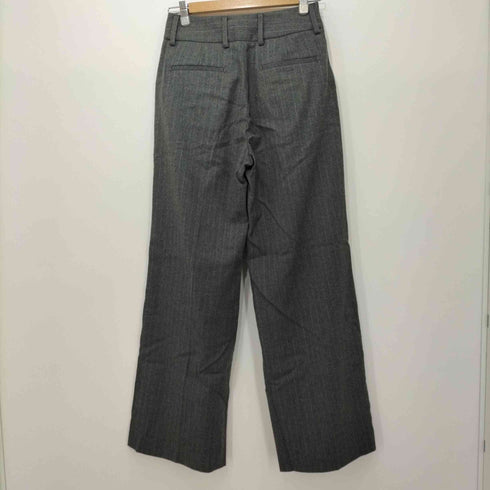 インコテックス INCOTEX slowear ストライプ ウールワイドスラックス レディース JPN:38