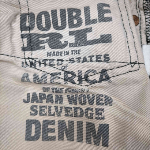ダブルアールエル ラルフローレン RRL RALPH LAUREN USA製 ダメージボタンフライデニムパンツ メンズ US:28-29