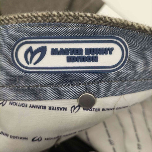 マスターバニーエディション MASTER BUNNY EDITION ヘリンボーンウールパンツ メンズ