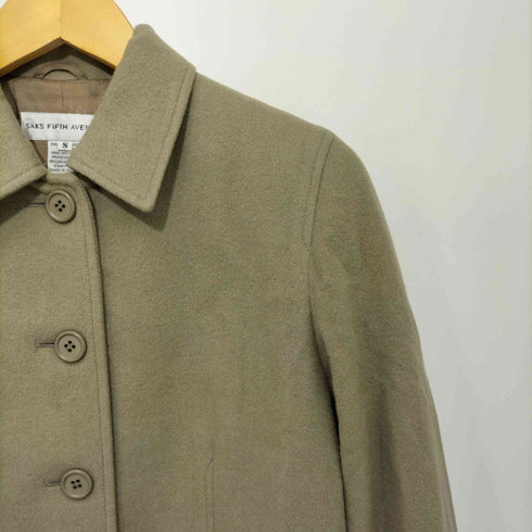 サックス フィフス アベニュー SAKS FIFTH AVENUE ウールハンティングコート レディース s