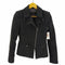 ビーシービージーマックスアズリア BCBGMAXAZRIA ジャガードダブルジャケット 総柄 ジップアップ 総裏地 レディース import:XS