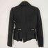 ビーシービージーマックスアズリア BCBGMAXAZRIA ジャガードダブルジャケット 総柄 ジップアップ 総裏地 レディース import:XS