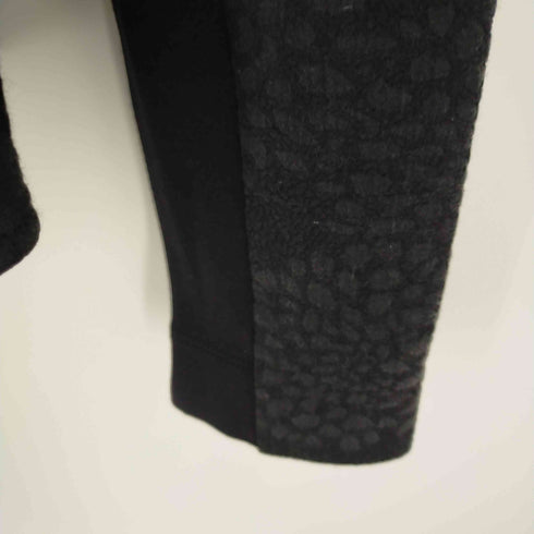 ビーシービージーマックスアズリア BCBGMAXAZRIA ジャガードダブルジャケット 総柄 ジップアップ 総裏地 レディース import:XS