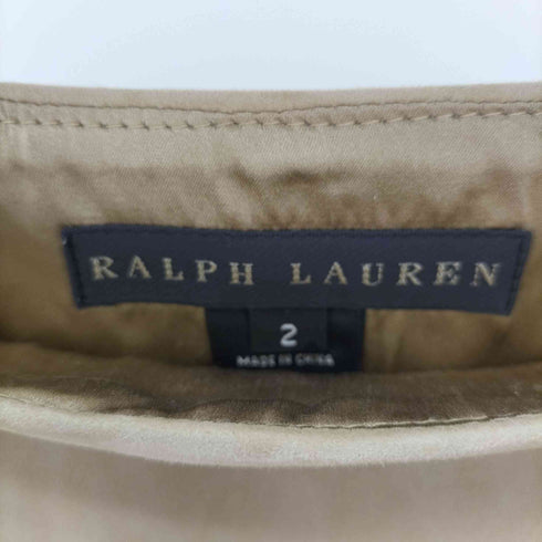 ラルフローレン RALPH LAUREN スウェード アシンメトリー スカート レディース 2
