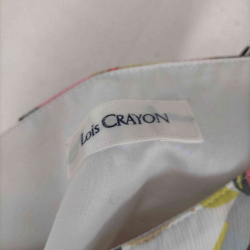ロイスクレヨン Lois CRAYON 花柄シアーフレアスカート レディース JPN:M
