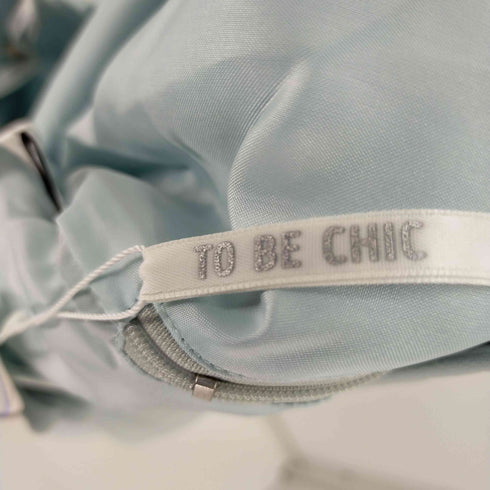 トゥービーシック TO BE CHIC リボン スカート フレア 膝丈 総裏地 レディース 38
