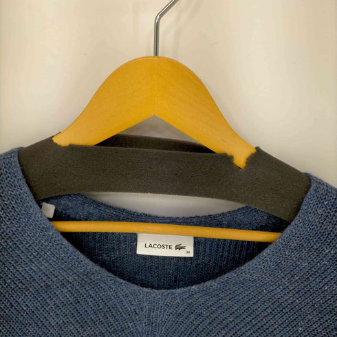 ラコステ LACOSTE リネンコットンVネックニットセーター レディース 38