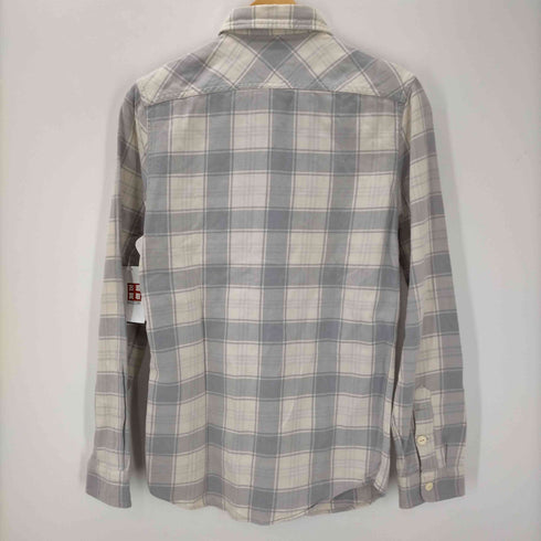 ダブルアールエル ラルフローレン RRL RALPH LAUREN L/S チェック柄ダブルポケットチェック柄シャツ メンズ JPN:XS