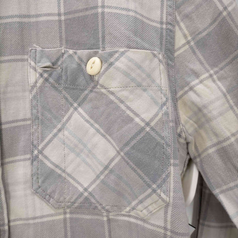 ダブルアールエル ラルフローレン RRL RALPH LAUREN L/S チェック柄ダブルポケットチェック柄シャツ メンズ JPN:XS