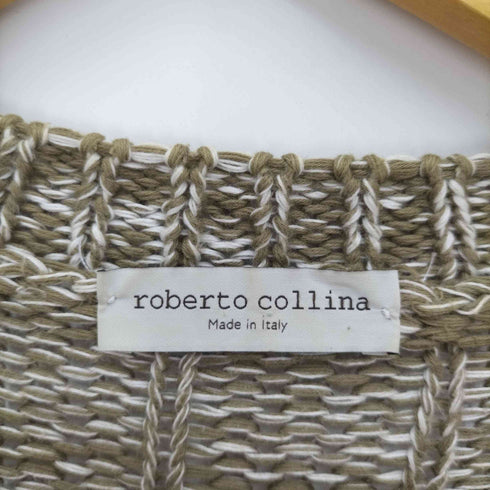 ロベルトコリーナ ROBERTO COLLINA イタリア製 コットン ニット カーディガン メンズ import:XS