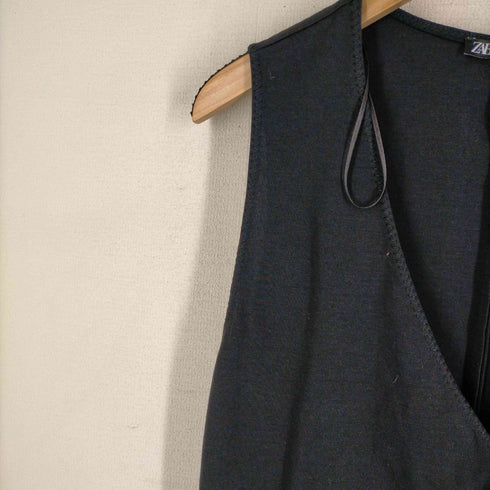 ザラ ZARA ノースリーブVネックワンピース レディース JPN:L