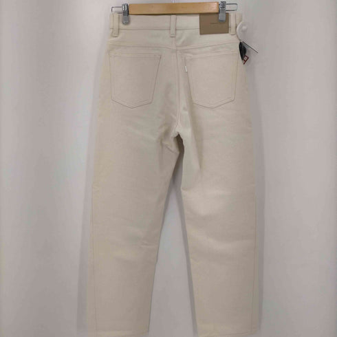 ギャルリーヴィー GALERIE VIE 24SS コットンカシミヤホワイトデニム ストレートパンツ レディース 36