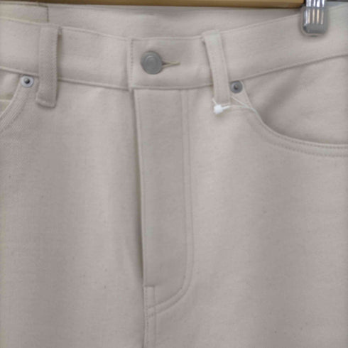ギャルリーヴィー GALERIE VIE 24SS コットンカシミヤホワイトデニム ストレートパンツ レディース 36