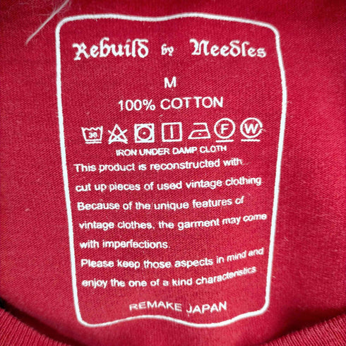 リビルドバイニードルズ rebuild by needles L/S リメイクTシャツ メンズ JPN:M