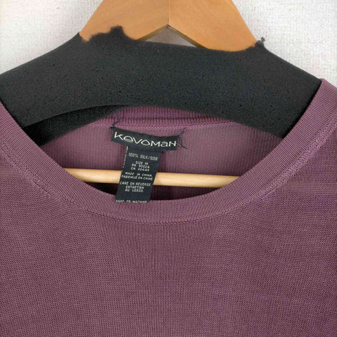 KEVOMAN SILK100% クルーネック カットソー メンズ JPN:M