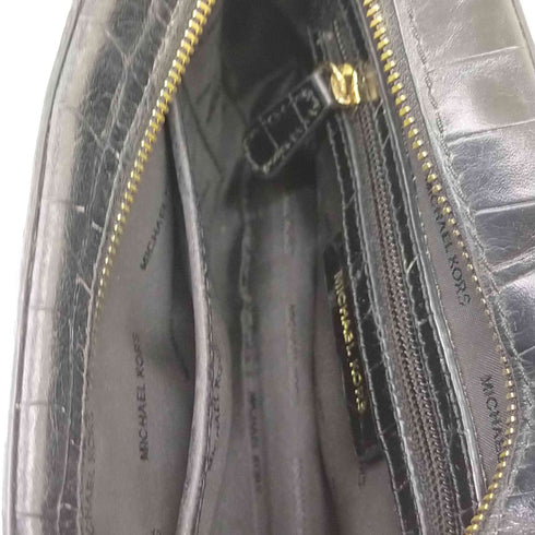 マイケルコース Michael Kors クロコ型押しショルダーバッグ レディース