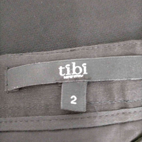 ティビ tibi ひまわり転写プリントフレアスカート レディース