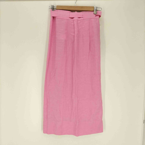 マカフィー MACPHEE 21SS スラブツイル Iラインロングスカート レディース JPN:34