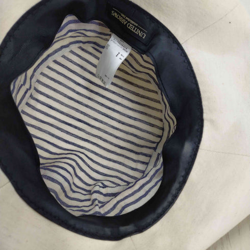 ユナイテッドアローズ UNITED ARROWS リボンハット 帽子 アイボリー レディース