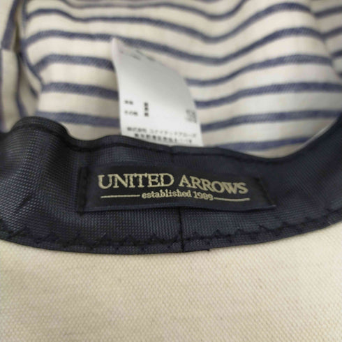 ユナイテッドアローズ UNITED ARROWS リボンハット 帽子 アイボリー レディース
