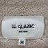 ルグラジック le glazik フェイクムートンコート アウター ミドル 比翼ボタン レディース JPN:36