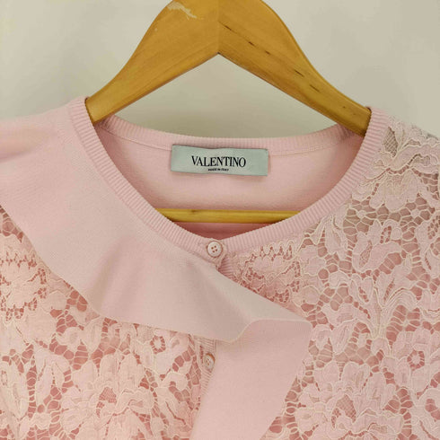 ヴァレンティノ Valentino ruffle lace cardigan ラッフルレースカーディガン レディース import:L