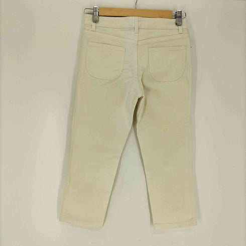 クリスチャンディオール Christian Dior ステッチロゴ クロップド デニムパンツ レディース F:34 I:38 USA:2