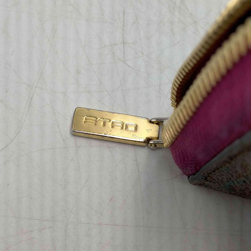 エトロ ETRO ペイズリー柄 ラウンドジップ ロング ウォレット 長財布 レディース