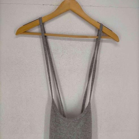 リリーブラウン Lily Brown 22AWラメニットキャミワンピース ロング バックスリット ONE モカ レディース ONE SIZE