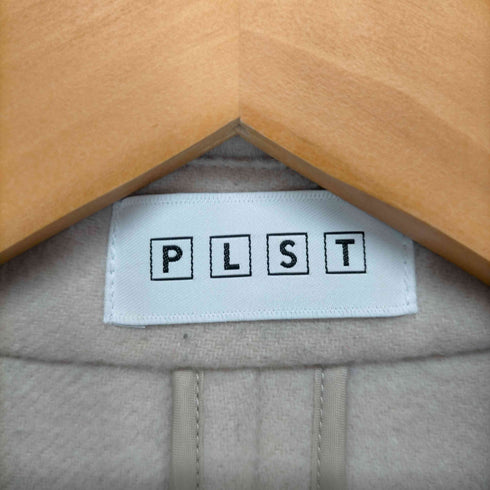 プラステ PLST チェスターコート アウター ロング リボンベルト付き S ライトベージュ レディース JPN:S