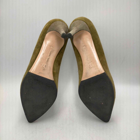 ジャンビトロッシ Gianvito Rossi スエード ポインテッドトゥ ヒール パンプス レディース JPN:38