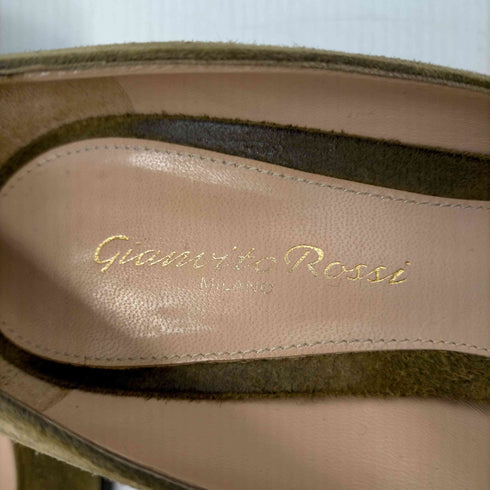 ジャンビトロッシ Gianvito Rossi スエード ポインテッドトゥ ヒール パンプス レディース JPN:38
