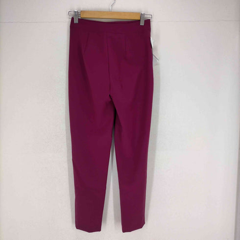ブレンハイム BLENHEIM テーパードパンツ ジッパーフライ XS カシスパープル レディース JPN:XS
