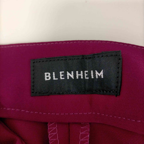 ブレンハイム BLENHEIM テーパードパンツ ジッパーフライ XS カシスパープル レディース JPN:XS