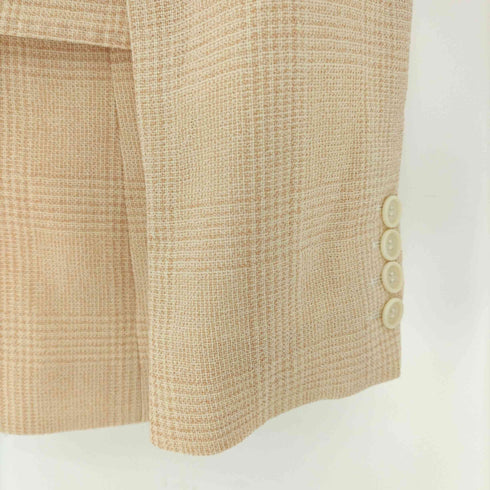 マックスマーラ MAX MARA ライトウール チェック 2B テーラードジャケット レディース JPN:42