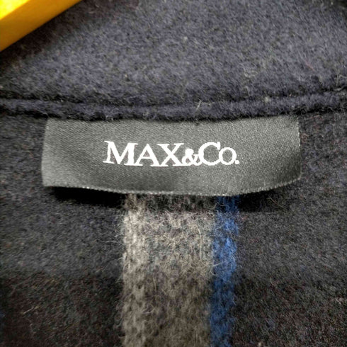 マックスアンドコー MAX & CO. Pコート アウター ショート丈 38 紺 ネイビー レディース 38