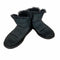 アグ UGG ミニベイリーボタン ブリング ショートムートンブーツ ボア USA6 23.0cm 黒 ブラック レディース JPN:23