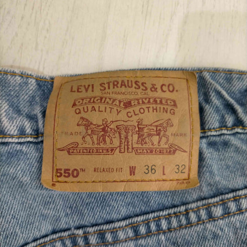 リーバイス Levis 90s 97年6月製 MADE IN USA 550 ジッパーフライテーパードデニムパンツ メンズ W36 L32