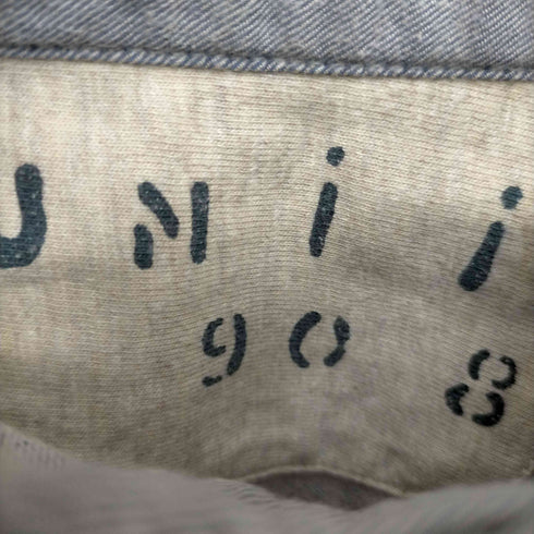 ウミ908 umii908 シャツ ハーフボタン 長袖 ボーダー コットン レディース JPN:2